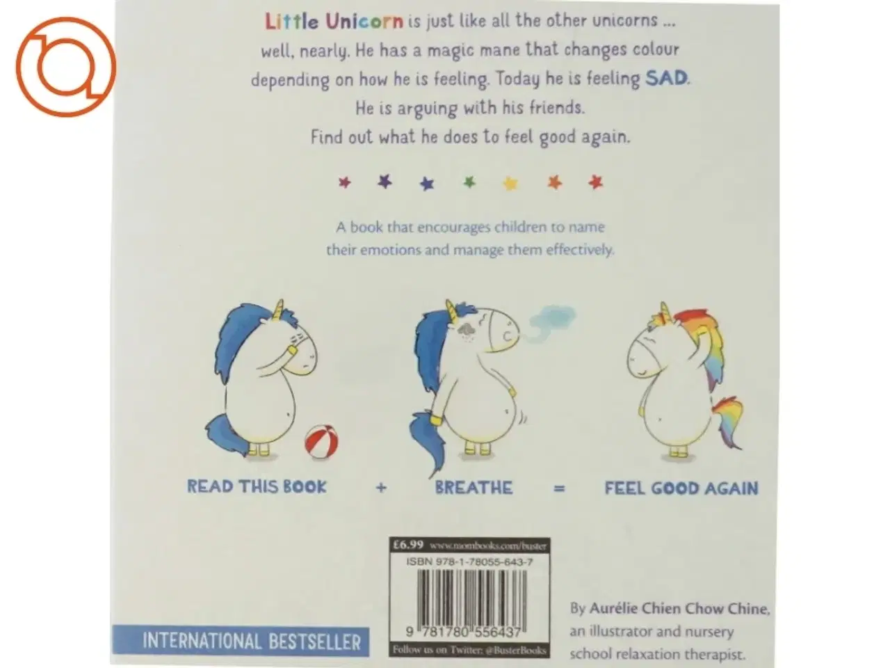 Billede 3 - Little Unicorn Is Sad af Aurélie Chien Chow Chine (Bog)