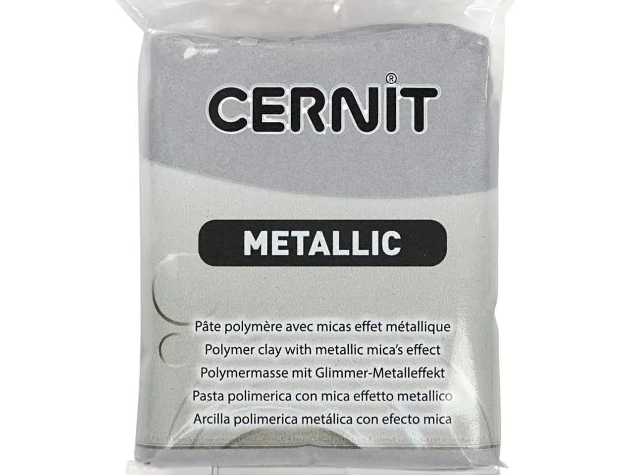 Billede 1 - Cernit, sølv (080), 56 g/ 1 pk.