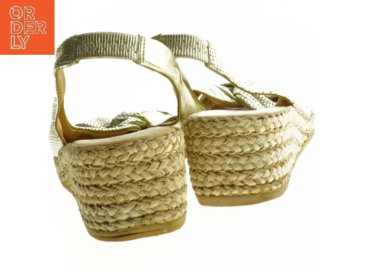 Billede 3 - Guld farvede espadriller fra Ib Balschmidt (str. 39)