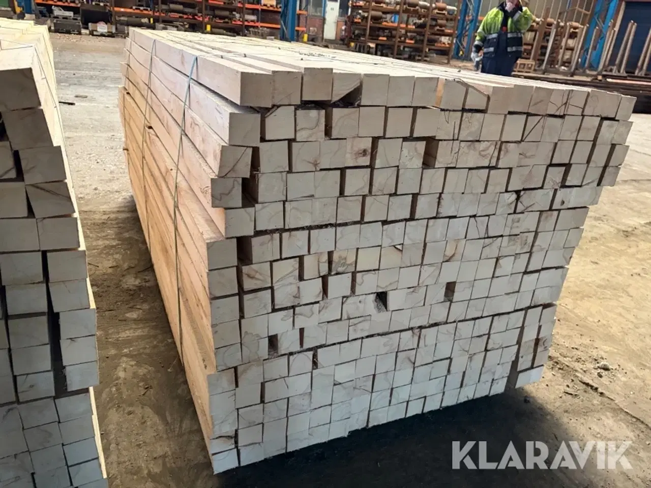 Billede 8 - Lægter ovntørret eg - palle med 255 styk