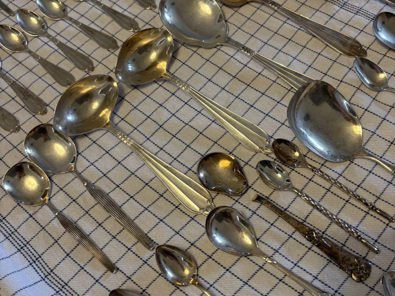 Billede 2 - Blandet parti skeer sølvbelagt 