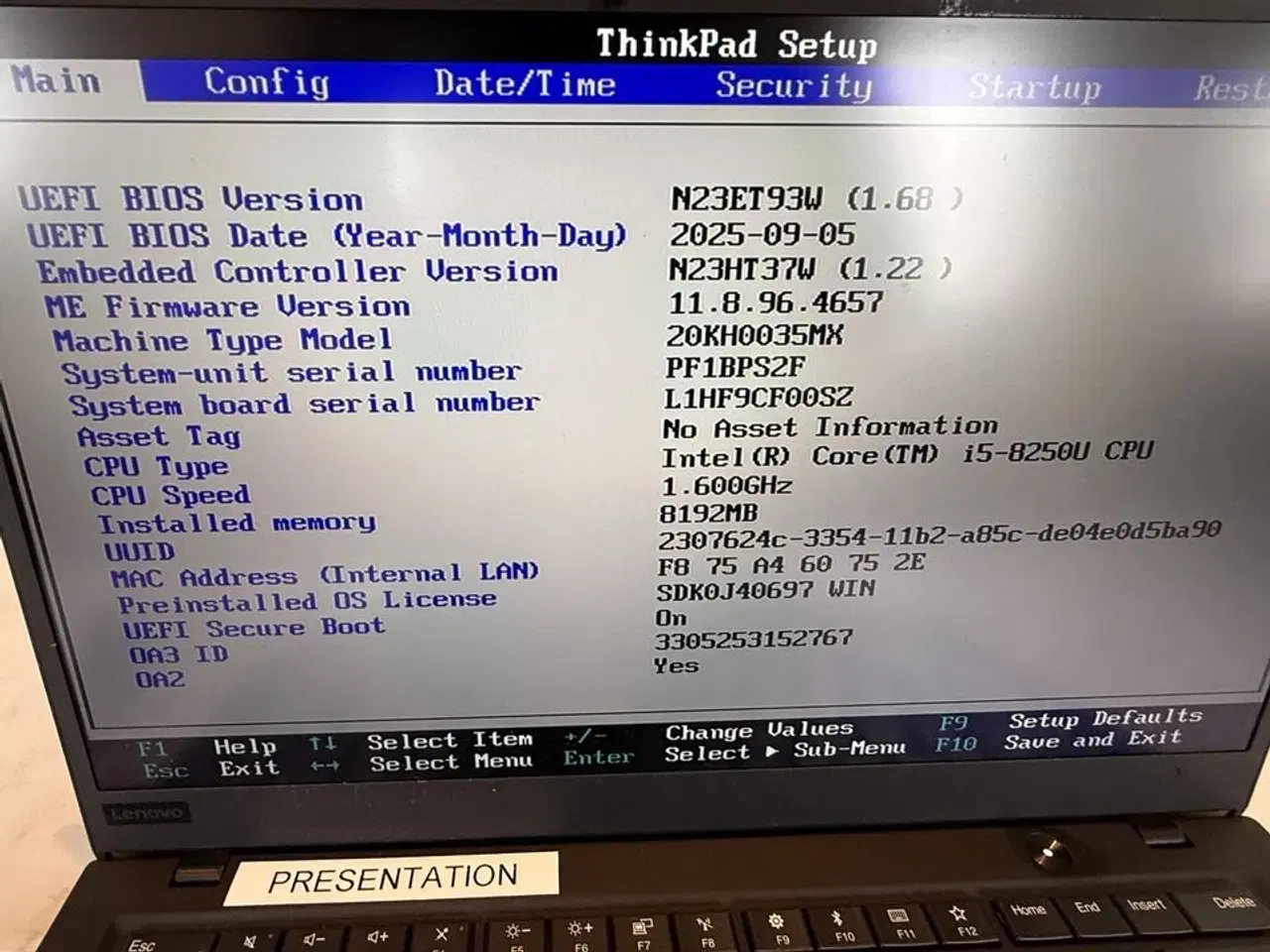 Billede 2 - Bærbar computer LENOVO X1 Carbon 6th Gen.
