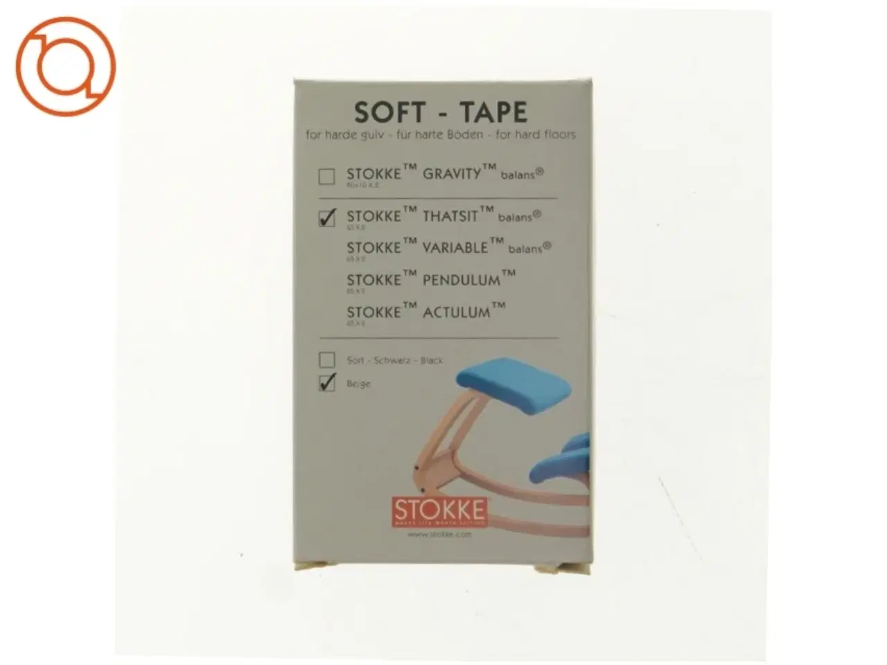 Billede 1 - Soft tape til stol fra Stokke (str. 12 cm)