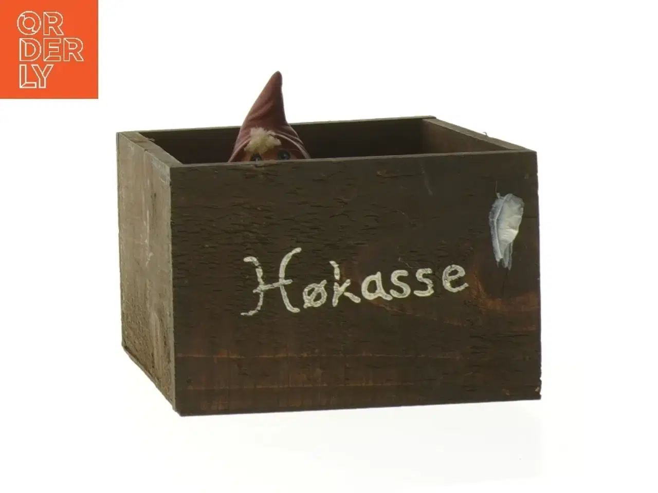 Billede 4 - Julefigur med høkasse fra Trip Trapp (str. 11,5x11,5x10 cm)