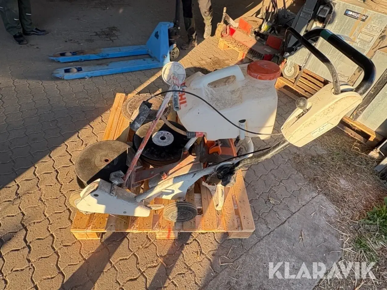 Billede 5 - Skæremaskine med vogn og klinger Stihl TS800