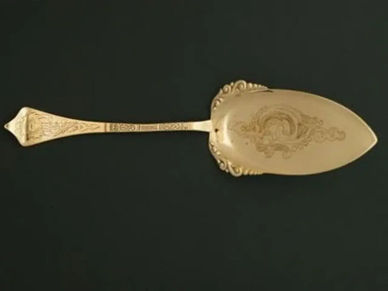 Billede 1 - Antik Rokoko Kagespade, 26½ cm.