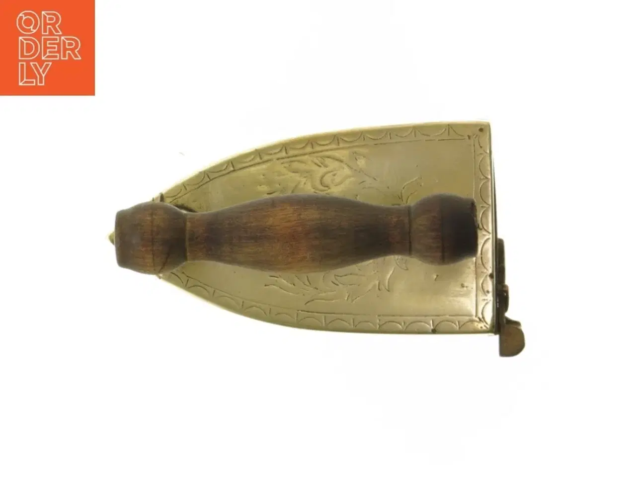 Billede 4 - Antik messingstrygjern (str. 15x13 cm)