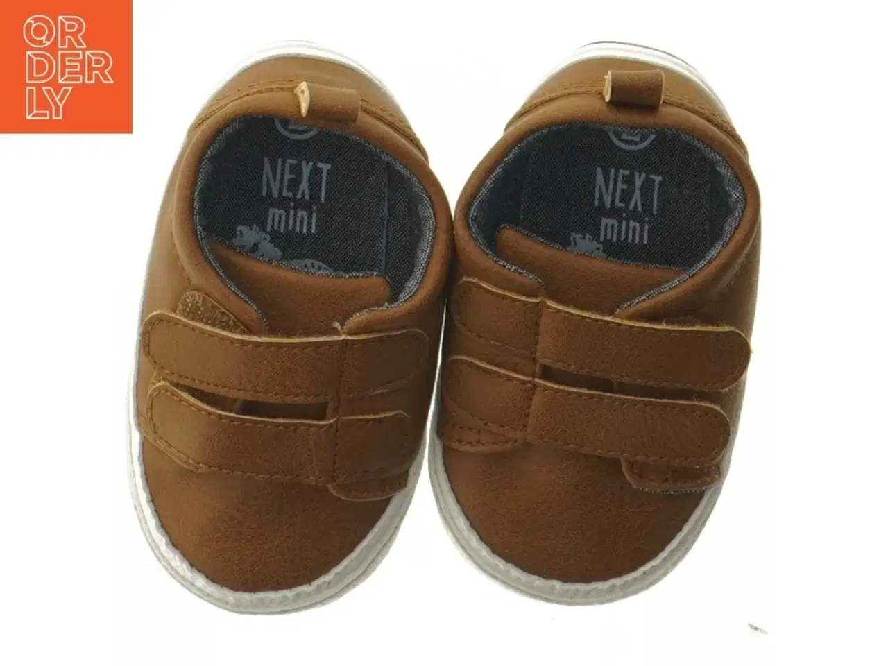 Billede 3 - Brune børnesko med mønster (str. 2 år)