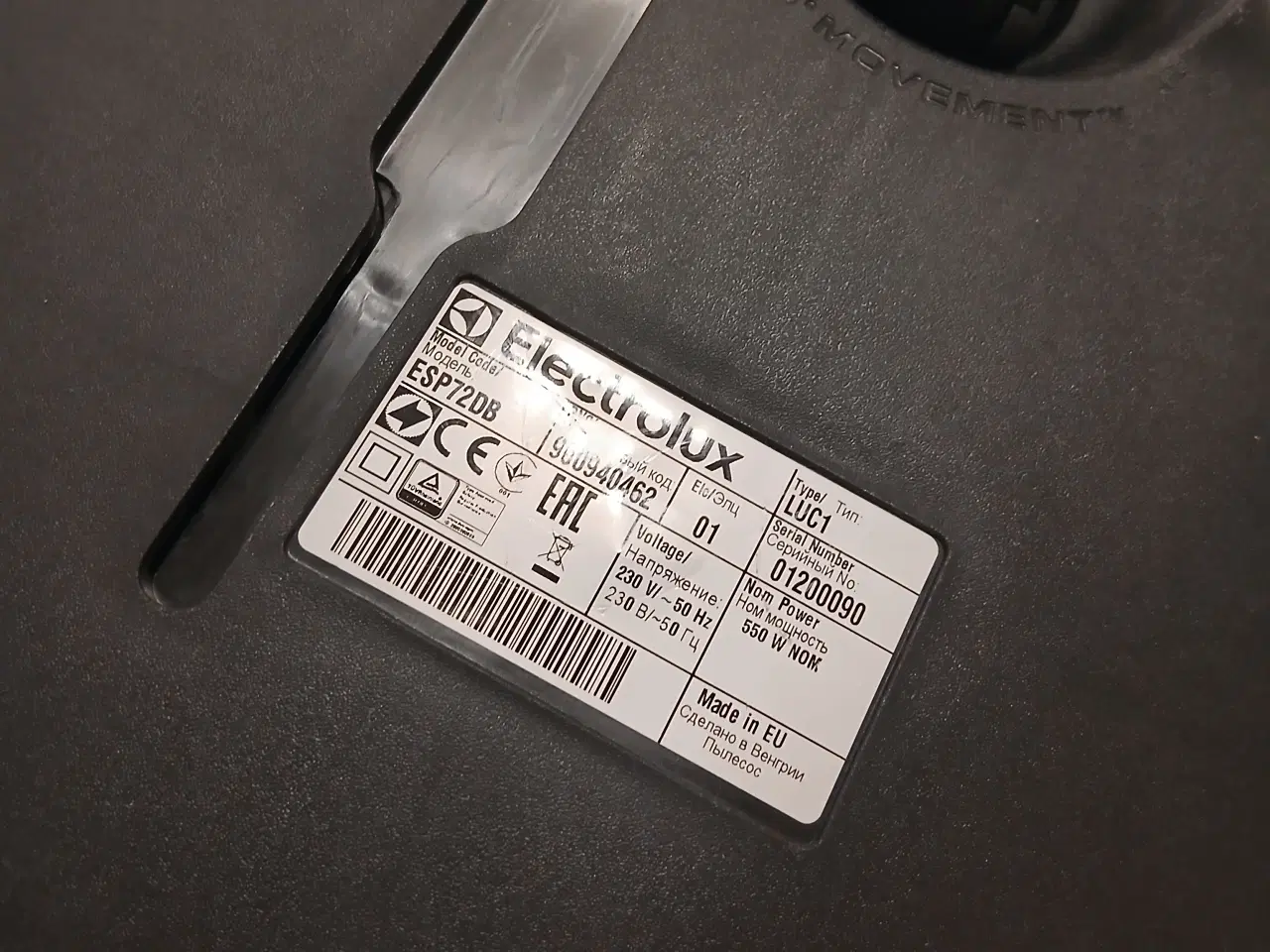 Billede 4 - Elektrolux støvsuger 500 watt