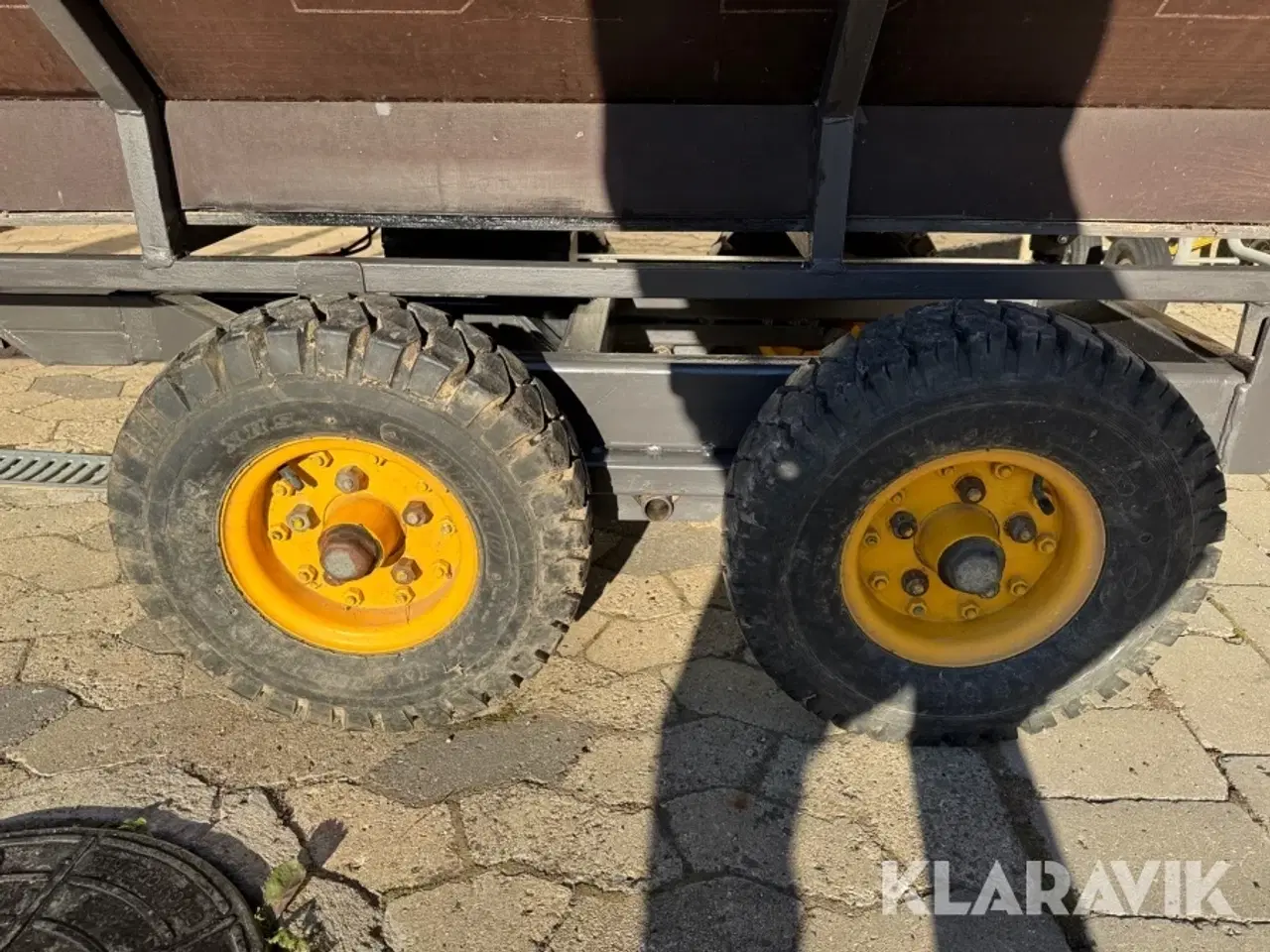 Billede 6 - ATV Trailer hjemme lavet med tipfunktions