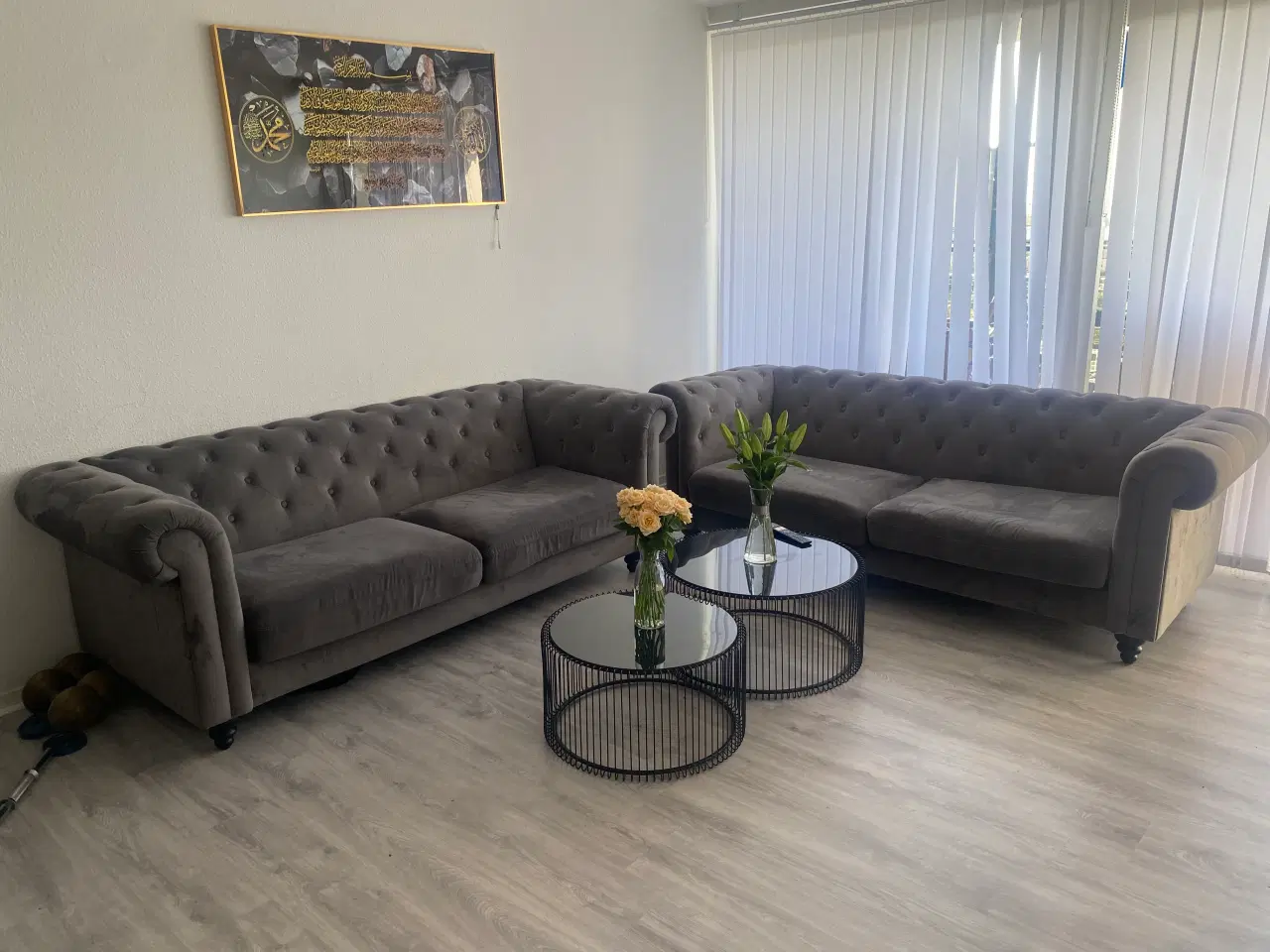Billede 1 - Velour sofa 