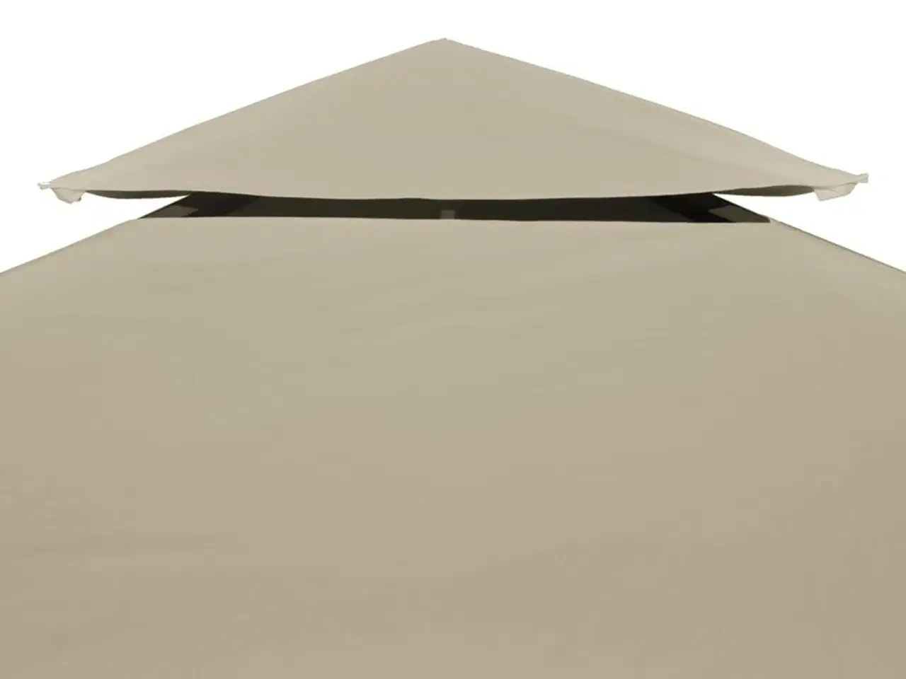 Billede 3 - Baldakin til havepavillon 3x3 m 310 g/m² beige