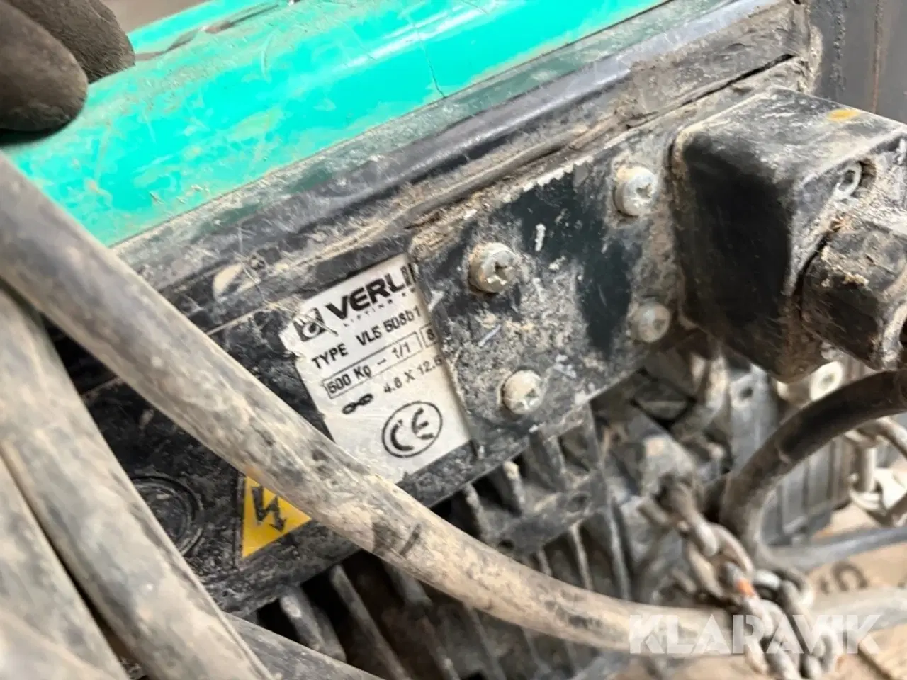 Billede 4 - Elektrisk talje Verlinde VL5 Eurochain - 500kg