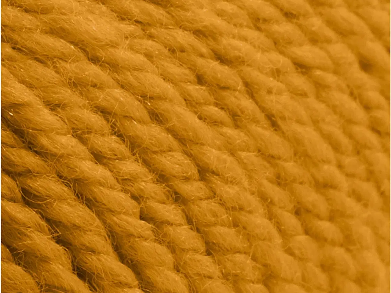 Billede 1 - Superwash Uldgarn Mørk Gul - 125m, 100g