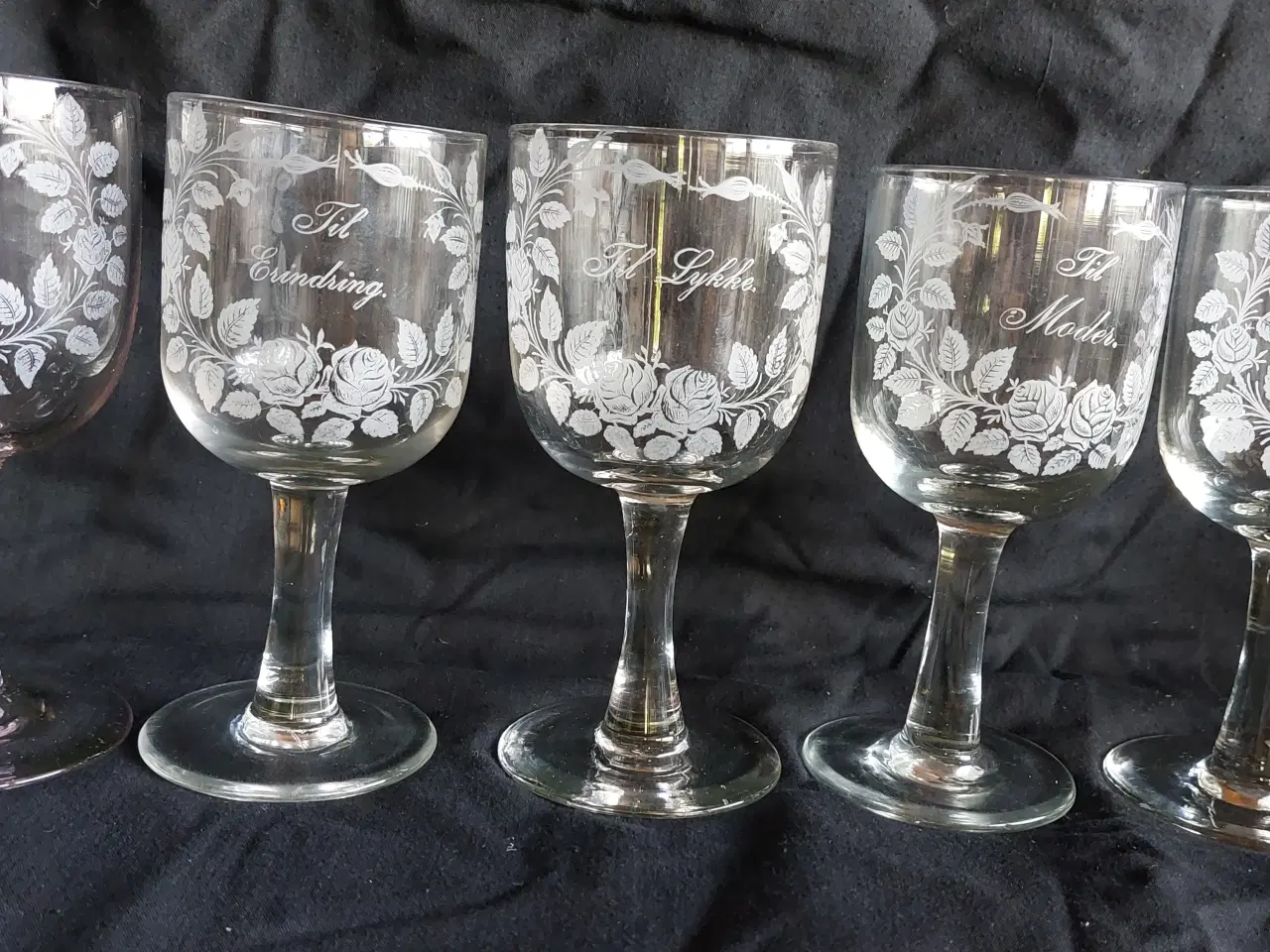 Billede 1 - 5 stk. ERINDRINGS GLAS - Kastrup kat. 1910 