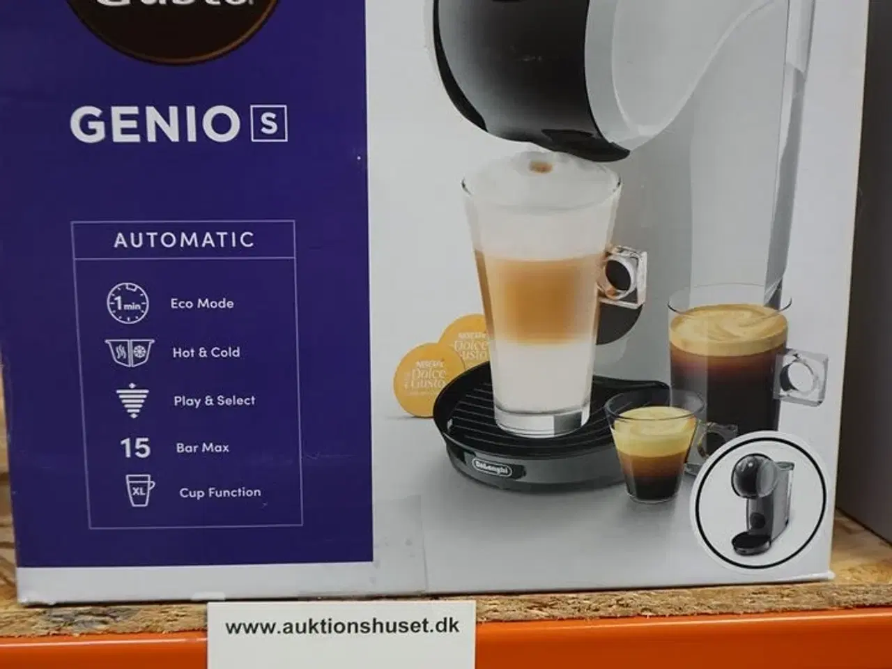 Billede 3 - Dolce Gusto Genio S kapselkaffemaskine, antracitgrå