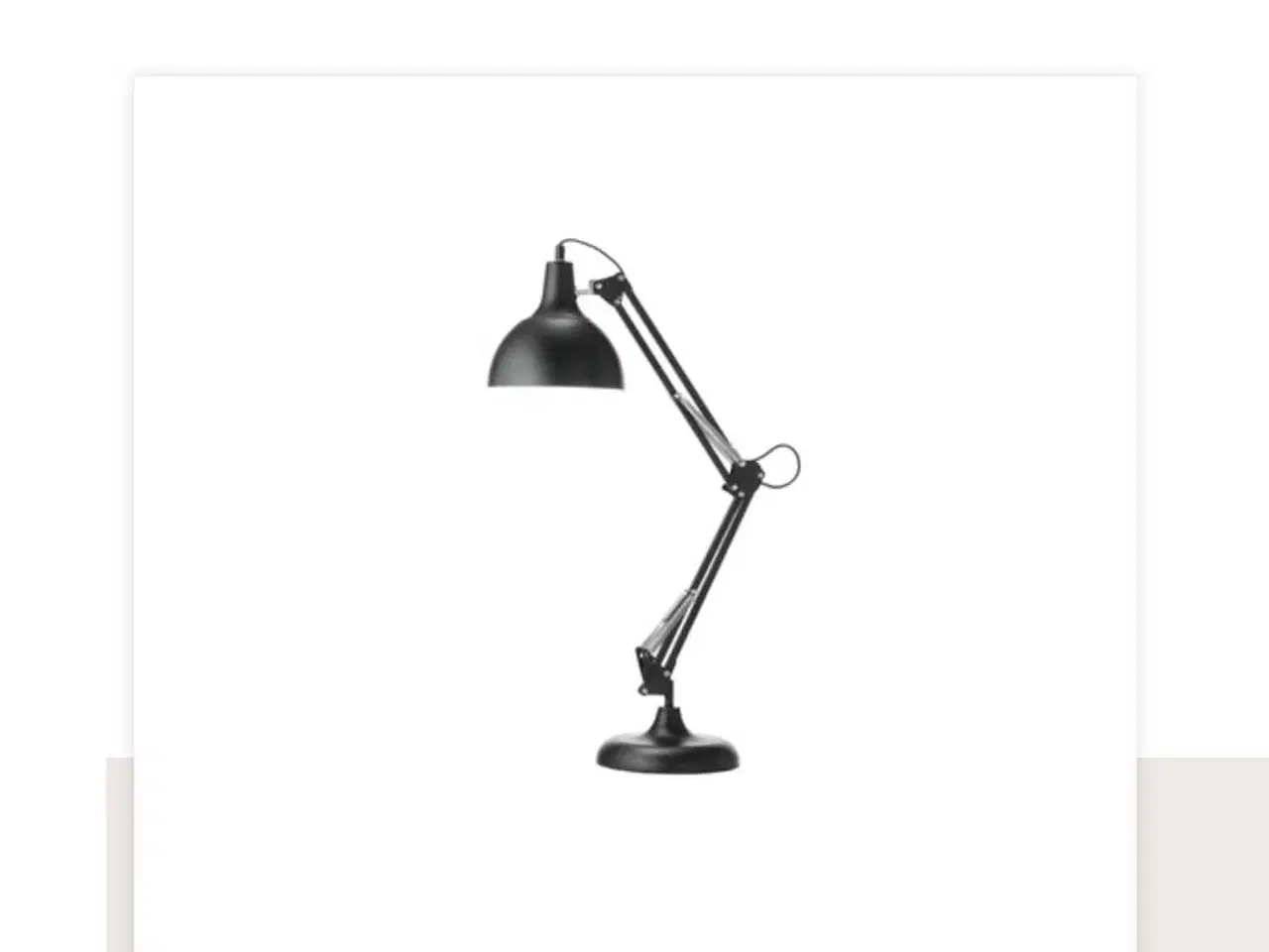 Billede 4 - Fin arkitektlampe på fod