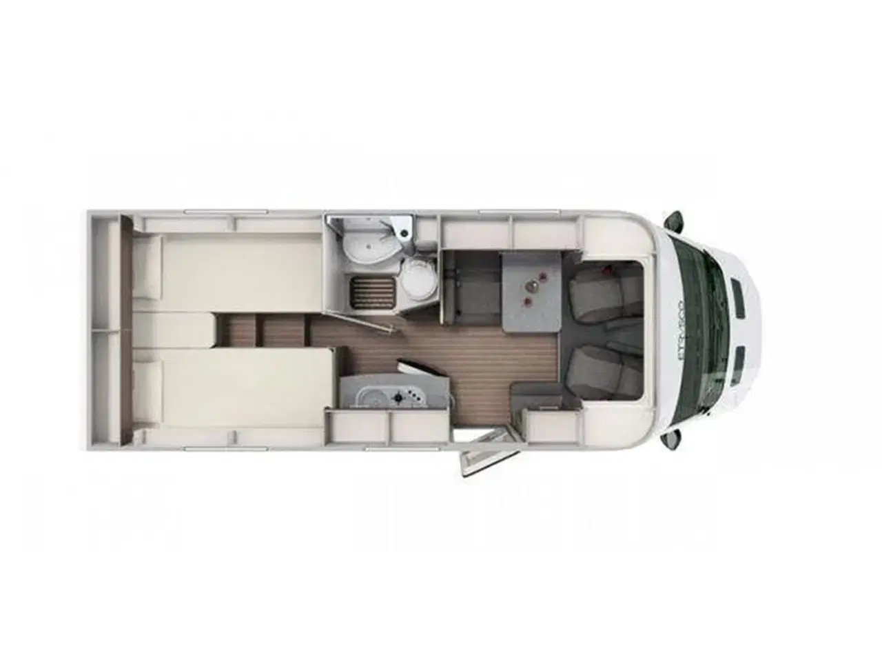 Billede 20 - 2025 - Etrusco V 6.6 SF Aut.   Lækker Autocamper med automatgear som kun er 214 cm bred fra Hinshøj Caravan.