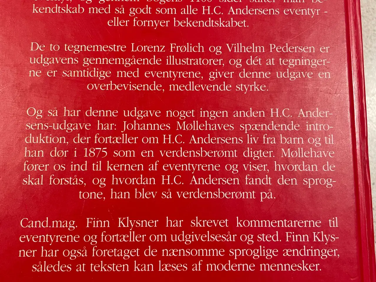 Billede 3 - H.C. Andersen eventyr og historier.