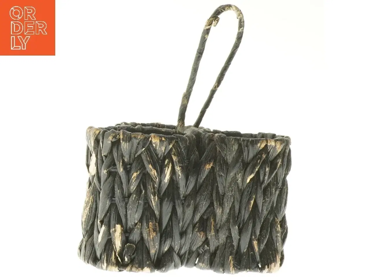 Billede 3 - Væghængt fletkurv (str. 13x18x20 cm)