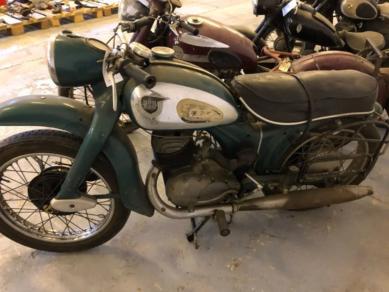 Billede 1 - NSU veteran motorcykel 1956