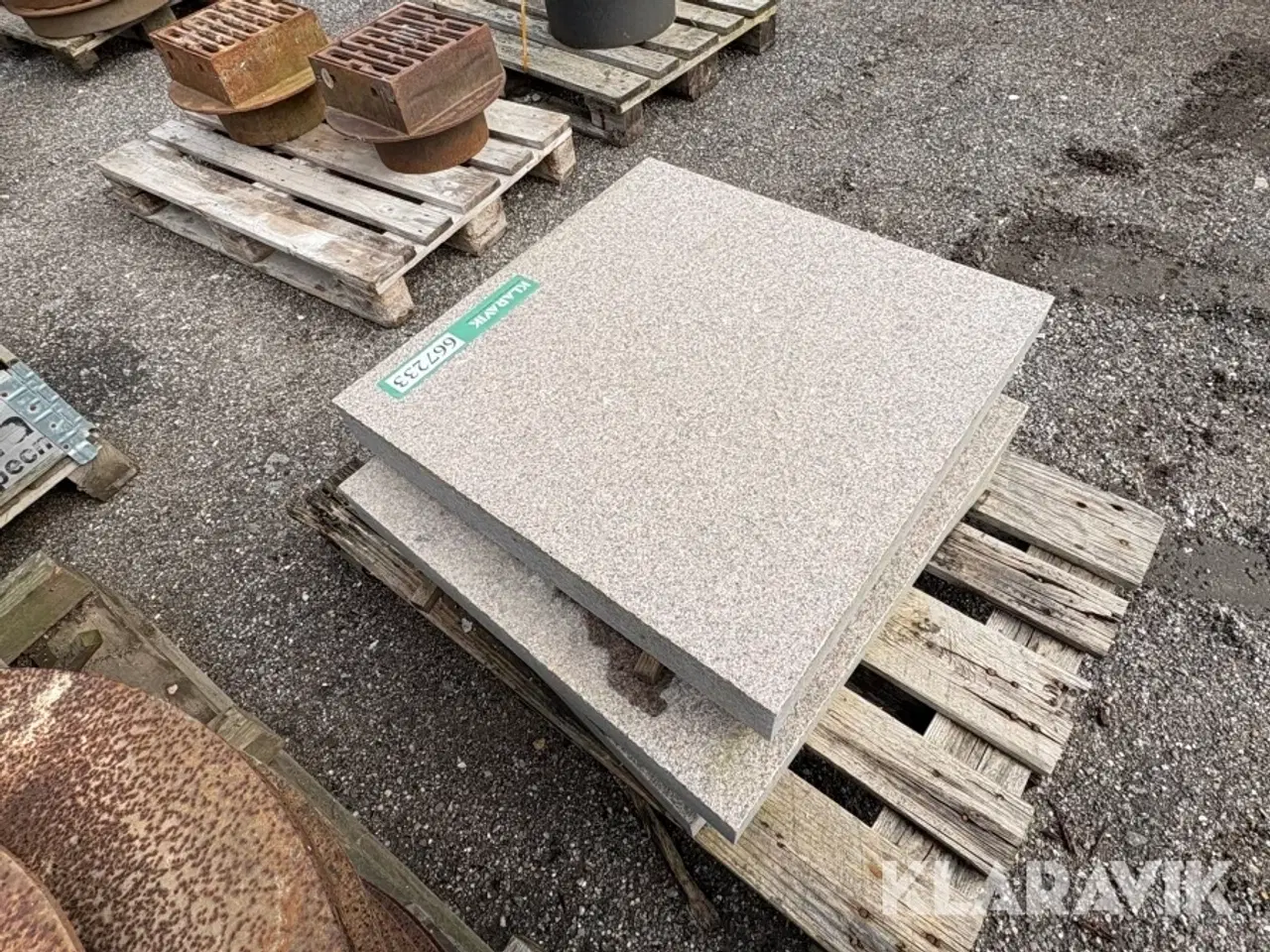 Billede 3 - Granit fliser 3 styk