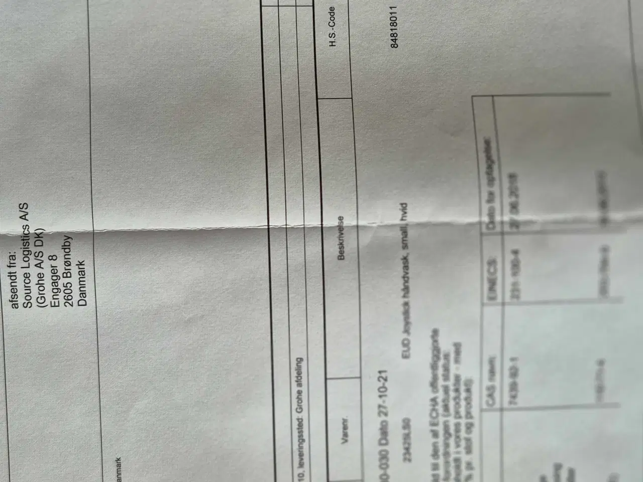 Billede 6 - Grohe blandingsbatteri I hvidt NYT