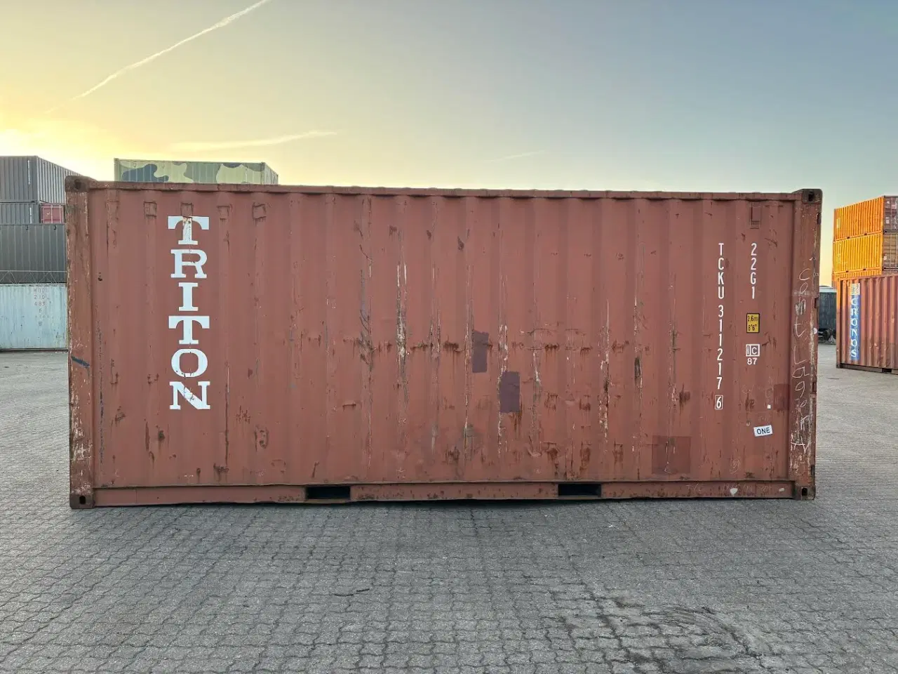 Billede 1 - 20 fods Container- CSC Godkendt