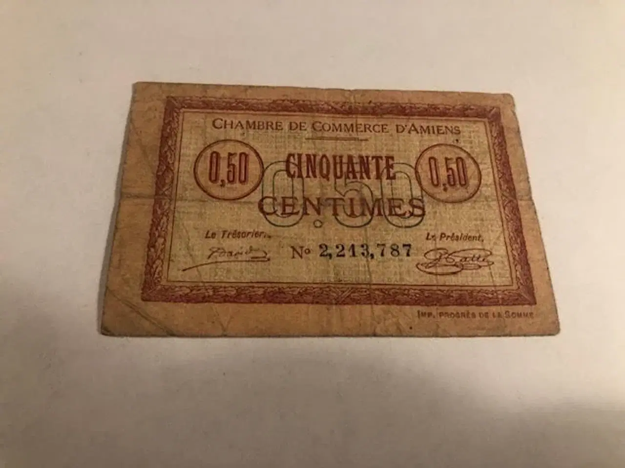 Billede 1 - 50 Centimes 1915 France