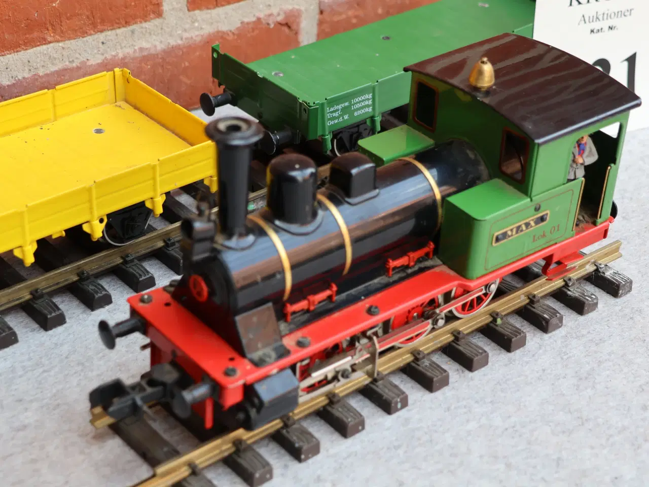 Billede 4 - Märklin lokomotiv Max Lok 01 m/2 stk Märklin vogne