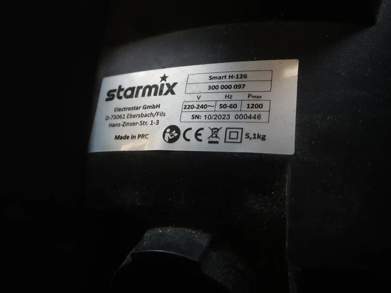 Billede 3 - Støvsuger STARMIX SMART H-126