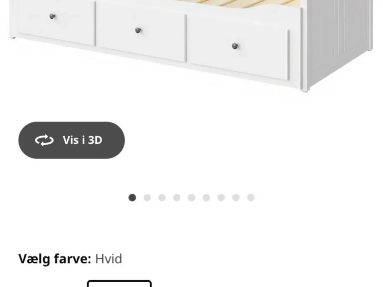 Billede 4 - Hemnes udtræks seng ikea 