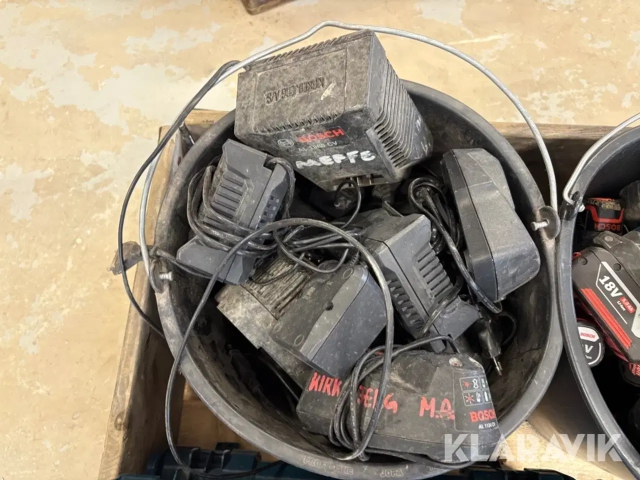 Billede 6 - Assorteret håndværktøj Bosch/Makita - 1 palle