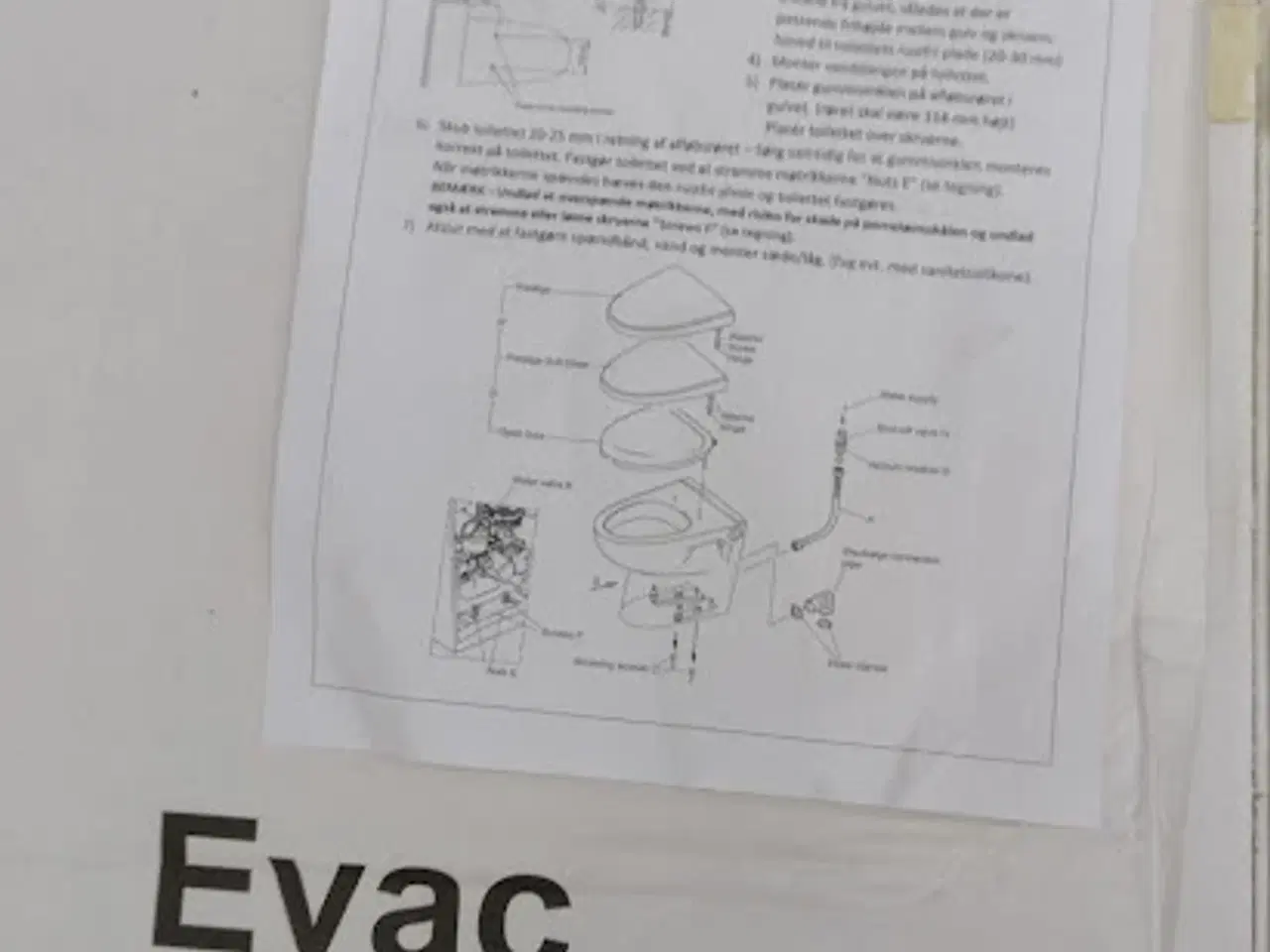 Billede 1 - vakuum toilet Evac optima 5