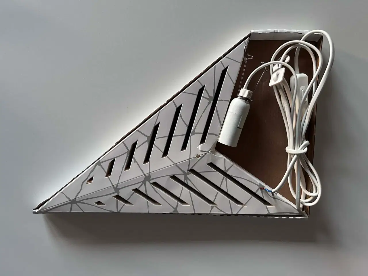 Billede 3 - Ikea Stråla hvid/grå lampeskærm 70 cm