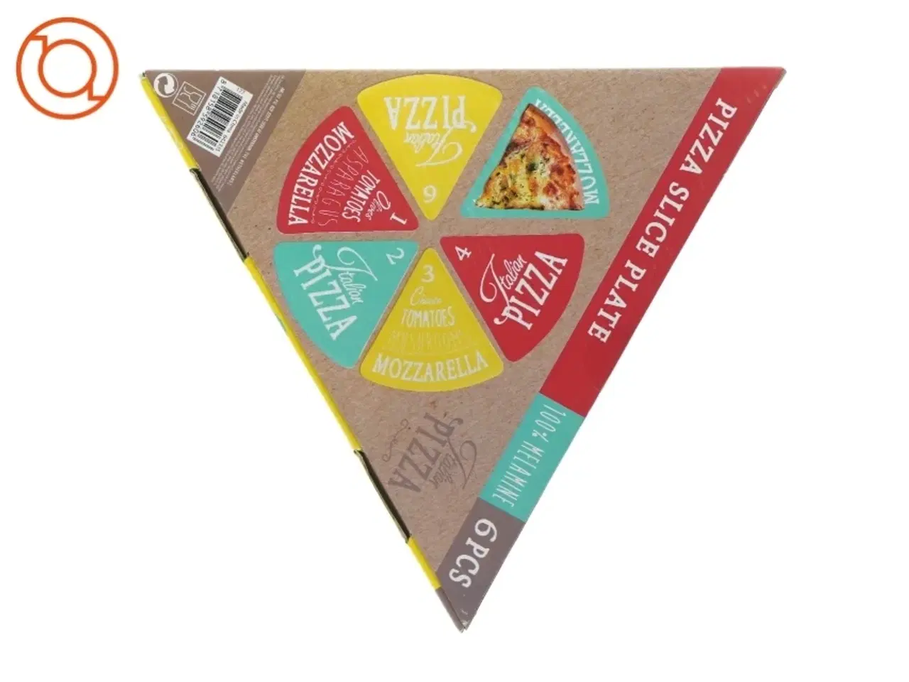 Billede 2 - nye Pizza slice plate (str. 23 x 22cm)
