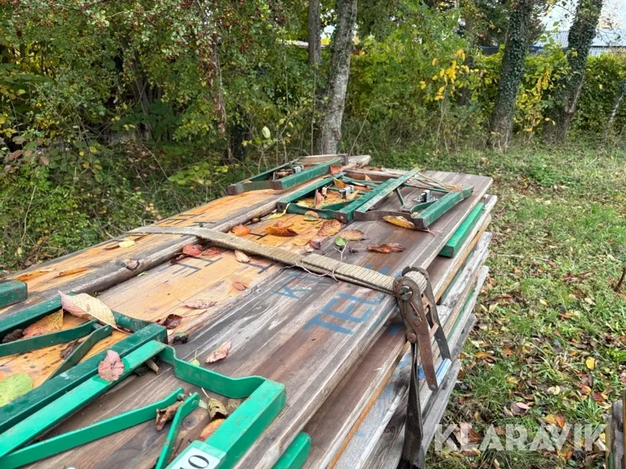 Billede 7 - Folde bænke og bordplader 1 Palle 15styk bænke & 10 bordplader