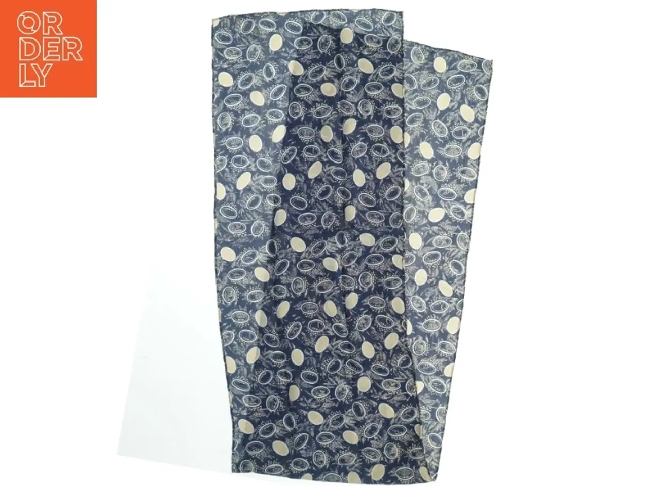 Billede 4 - Charlotte Sparre Vintage Silke Tørklæde med geometrisk mønster (str. 32 x. 153 cm)