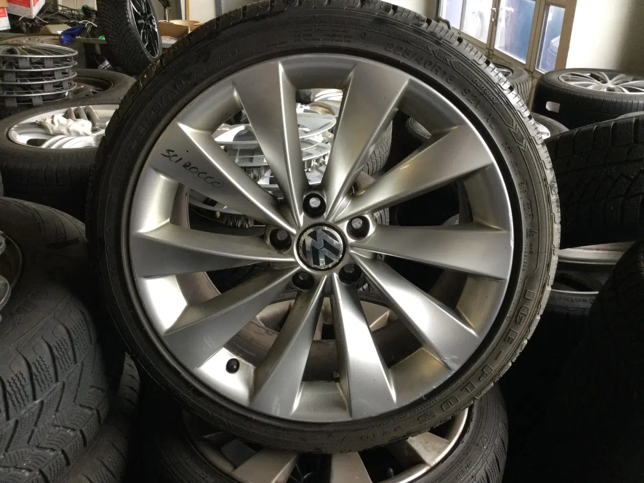Billede 1 - Vinterhjul, VW Scirocco