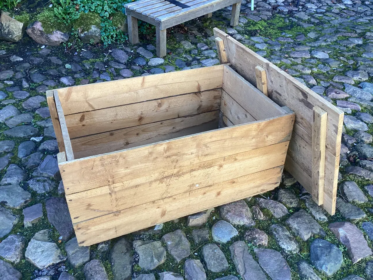 Billede 2 - Rustik trækasse med låg
