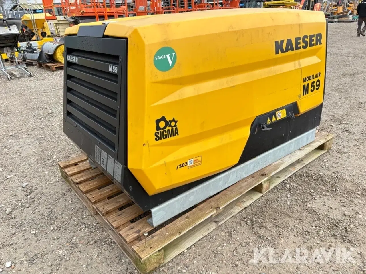 Billede 3 - Mobil skruekompressor Kaeser M59 PE