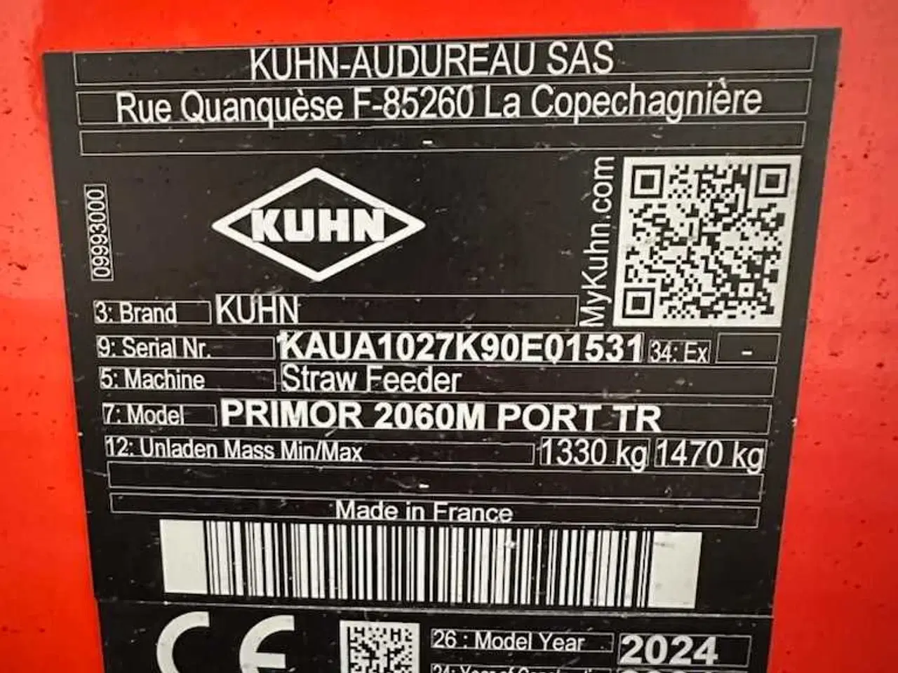 Billede 2 - Kuhn Primor 2060 M 
