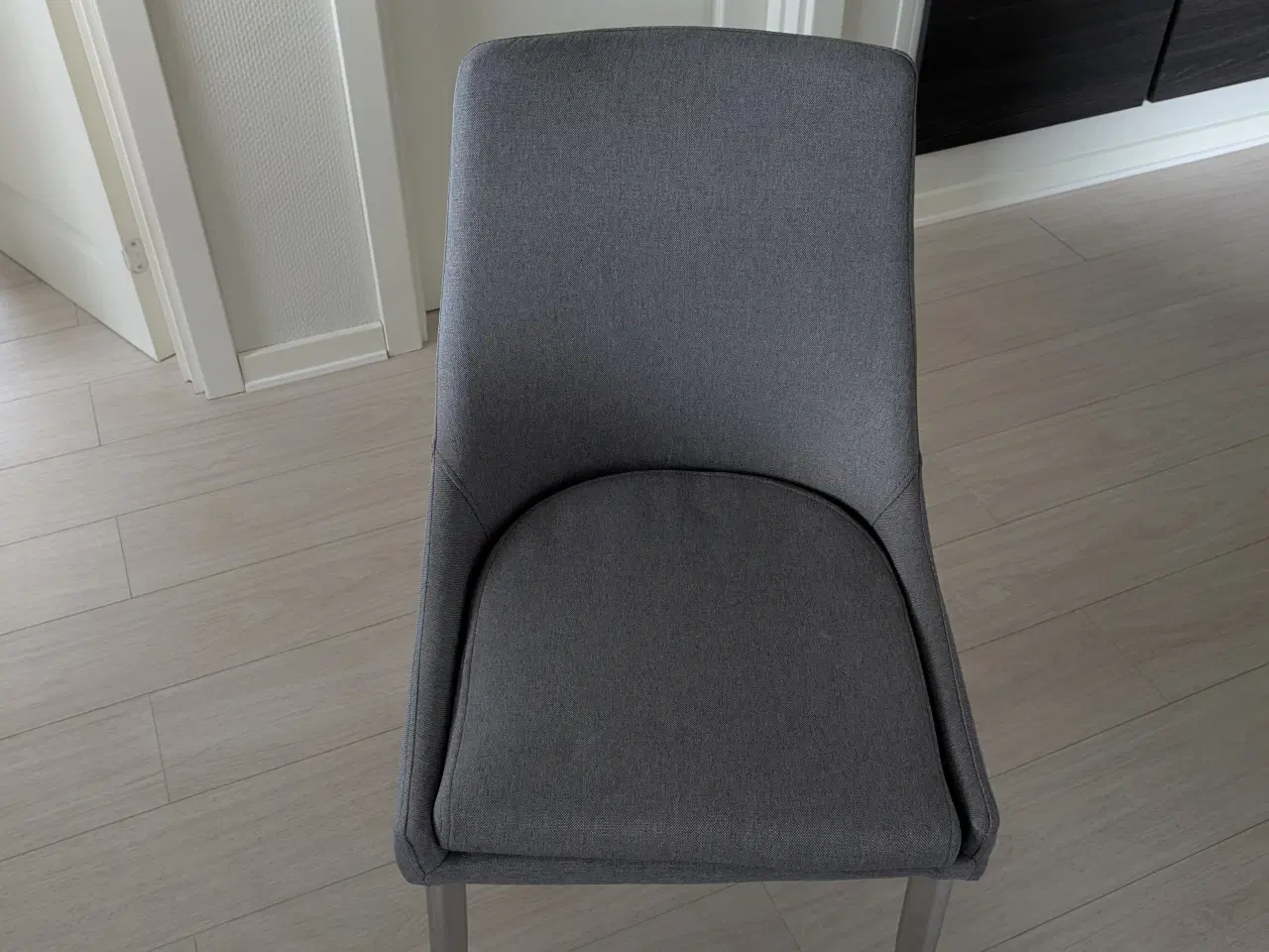 Billede 1 - Spisestue stole i stof og metal