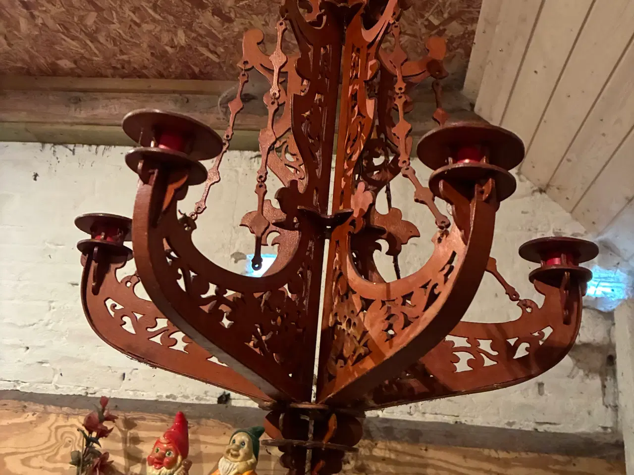 Billede 1 - Håndlavet loft lampe