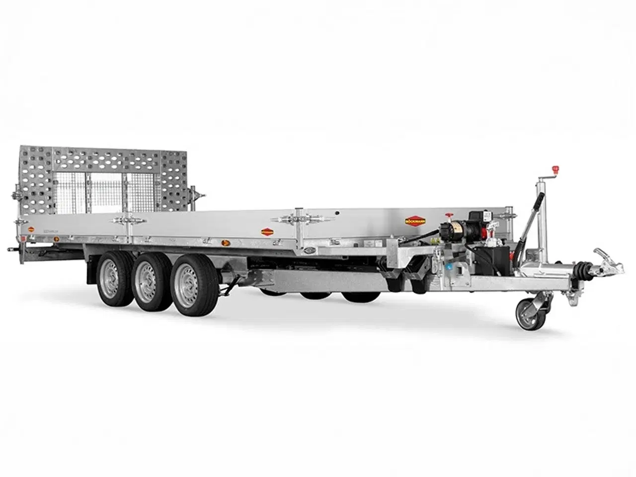 Billede 2 - Böckmann Maskintrailer - tip - Alu bund - LED baglygter