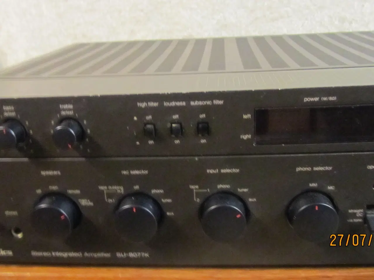 Billede 1 - TECHNICS SU-8077K  2X60W RMS