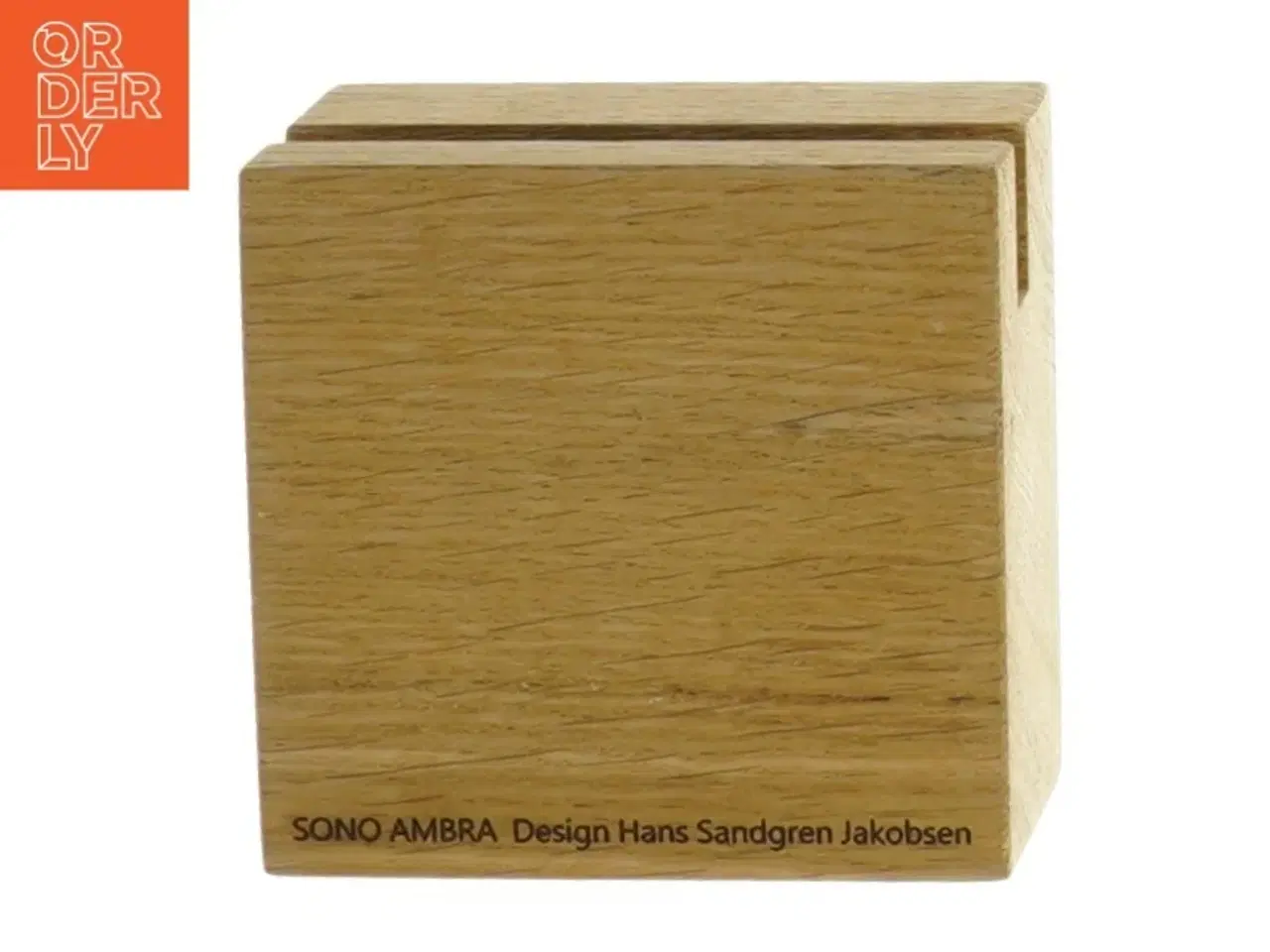 Billede 2 - Dekorativ højtaler til telefon fra We Do Wood (str. 8x8x5 cm)