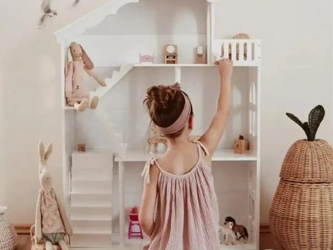 Billede 9 - Dukkehus bogreol 2‑i‑1 LULILO CALLA XXL – 116 cm