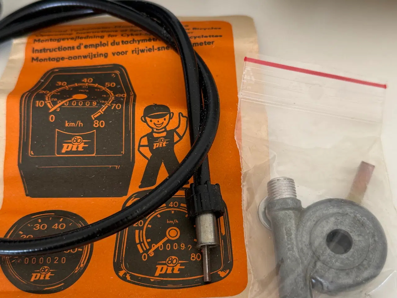Billede 8 - Nyt komplet PIT 80 cykel/knallert spedometer.