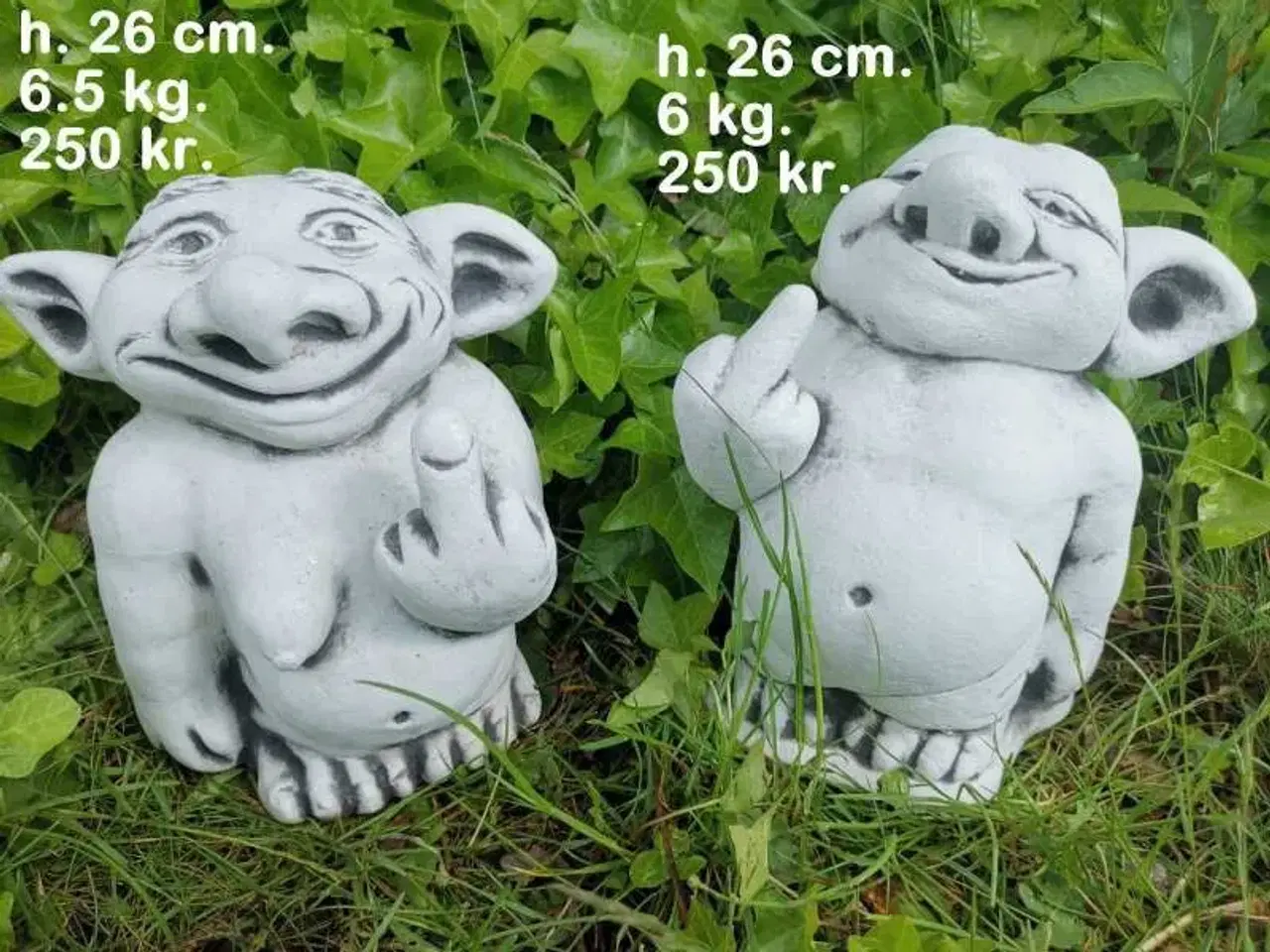 Billede 1 - TROLD - trolde - HAVEFIGUR frostsikker beton